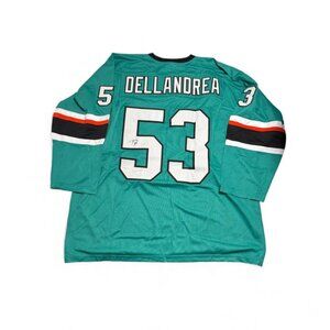 Ty Dellandrea Signed San Jose Sharks Custom Jersey JSA Authenticated NHL